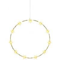 Pegdev Outdoor Christmas LED Metal Wreath Warm White 8 Function Decor 55cm