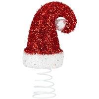 VFM e-Store Christmas Santa Hat Decoration 20cm x 9.5cm Red X 1 | Size: 20 cm x 9.5 cm
