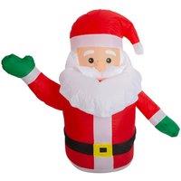VFM e-Store Christmas Santa Inflatable Outdoor Decoration 107cm x 105cm Red X 1 | Size: 107 cm x 105 cm