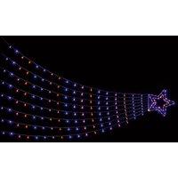 Premier Decorations Shooting Star Christmas Lights 3m Rainbow
