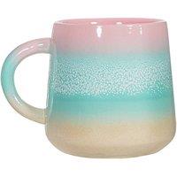 Sass & Belle Pink & Green Pastel Ombre Mug