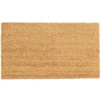 Nicola Spring Coir Door Mat - 70 x 40cm in Brown | Size: 40 cm x 70 cm
