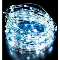 Desiretech LED Battery-Powered Fairy Lights Copper Wire String Lights 4Pack 50LED in Cool White
