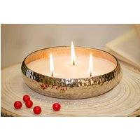 Marco Paul Silver Dimpled 3 Wick Candle Scented Candles Home Fragrance
