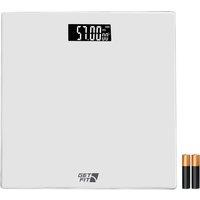 Get Fit Digital Weighing Bathroom Scale LCD Display, Automatic On/Off in White