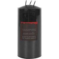 KDMD 15cm Vampire Tears Pillar Candle in Black