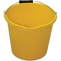 yellow Builders Bucket 3 Gallon With Handle