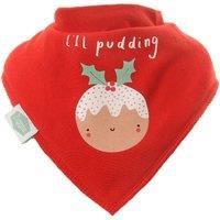 Ziggle Dribble Bib L'il Pudding Christmas Red