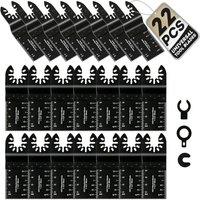 Tanness 22-Piece Multi-Tool Blades Set - Universal Fit & Heavy-Duty in Black