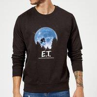 E.T. the Extra-Terrestrial ET Moon Silhouette Sweatshirt - Black | Size: 4XL