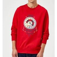 Elf Clausometer Christmas Jumper - Red | Size: Large