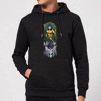 DC Comics Aquaman & Ocean Master Hoodie - Black | Size: 2XL