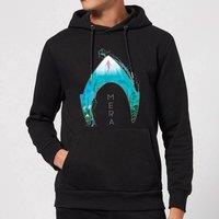 DC Comics Aquaman Mera Logo Hoodie - Black | Size: Small