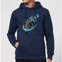 DC Comics Aquaman Fight for Justice Hoodie - Navy | Size: Medium