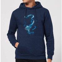 FANTASTIC BEASTS Newt Silhouette Hoodie - Navy | Size: 2XL
