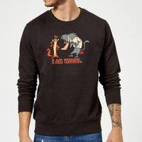 Cartoon Network I Am Weasel Characters Sweatshirt - Black | Size: Medium