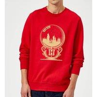 Harry Potter Hogwarts Snowglobe Sweatshirt - Red | Size: Large