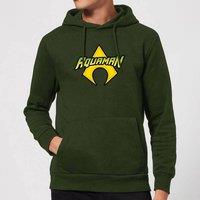 DC Comics Justice League Aquaman Logo Hoodie - Forest Green | Size: 2XL