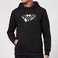 DC Comics Justice League Graffiti Wonder Woman Hoodie - Black | Size: XL