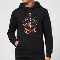 DC Comics Shazam Team Up Hoodie - Black | Size: 2XL