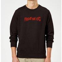 Friday the 13th Logo Sweatshirt - Black | Size: 3XL