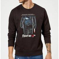 Friday the 13th Vintage Poster Sweatshirt - Black | Size: Small