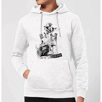 Beetlejuice Here Lies Betelgeuse Hoodie - White | Size: 2XL