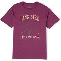 Game Of Thrones House Lannister Men's T-Shirt - Burgundy | Size: 2XL