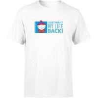 South Park I Just Want My Life Back Men's T-Shirt - White | Size: Small
