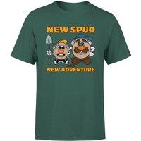 Mr. Potato Head New Spud, New Adventure Men's T-Shirt - Green | Size: Large