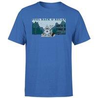 Mr. Potato Head Peel Back & Relax Men's T-Shirt - Blue | Size: 2XL