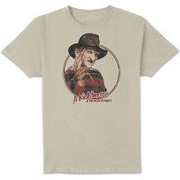 Nightmare On Elm Street Freddy Vintage Unisex T-Shirt - Cream | Size: Large
