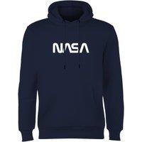 NASA Worm Logotype Hoodie - Navy | Size: Large
