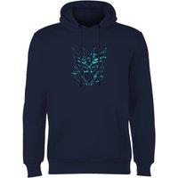 Transformers Decepticon Glitch Hoodie - Navy | Size: Medium