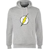 DC Comics Justice League Flash Logo Hoodie - Grey | Size: 2XL
