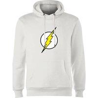 DC Comics Justice League Flash Logo Hoodie - White | Size: Small