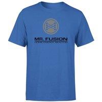 Back To The Future Mr Fusion Men's T-Shirt - Blue | Size: Small