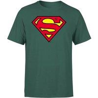 Superman Official Shield Men's T-Shirt - Green | Size: XL