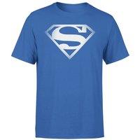 Superman Spot Logo Men's T-Shirt - Blue | Size: Large