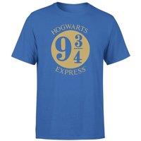 Harry Potter Platform Men's T-Shirt - Blue | Size: XL