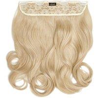 Lullabellz Thick 16 1 Piece Curly Clip In Hair Extensions in California Blonde