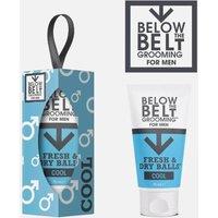 Below The Belt Men's Grooming Fresh & Dry Balls Intimate Deodorant, Cool Bauble, 75ml in White