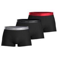 Hugo Men's Trunk Triplet Pack Black | Size: Medium