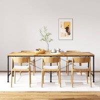 Berkfield Home Dining Table Solid Mango Wood 240 cm in Brown