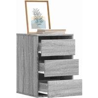 Berkfield Home Corner Chest of Drawers Grey Sonoma 40x41x58 cm Engineered Wood | Size: 40 x 41 x 58 cm