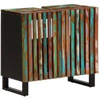 Berkfield Home Bathroom Sink Cabinet 62x34x58 cm Solid Wood Acacia | Size: 62 x 34 x 58 cm