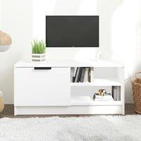 Berkfield Home TV Cabinet White 80x35x36.5 cm Engineered Wood
