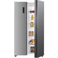 Statesman American Side by Side Fridge Freezer, 347L Fridge, 186L Freezer in Silver