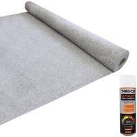 Monstershop Van Carpet Lining / Silver Grey & 5 Adhesive Cans