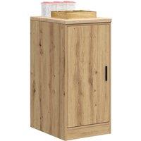 Berkfield Home Garage Storage Cabinet Artisan Oak 40x51x85 cm Solid Wood Pine in Brown | Size: 40 x 51 x 85 cm
